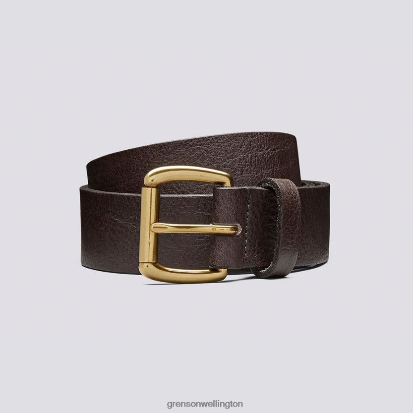 Unisex Burnt Oak JEANS BELT Grenson R46060517 Accessories