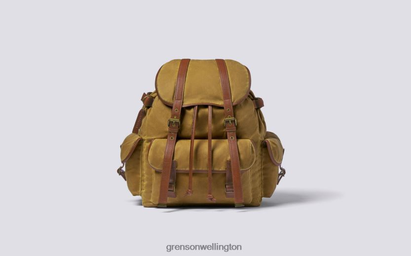 Unisex Khaki LARGE BACKPACK Grenson R46060511 Accessories