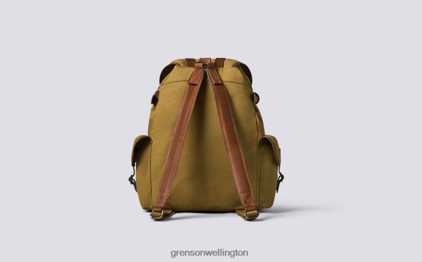Unisex Khaki LARGE BACKPACK Grenson R46060511 Accessories