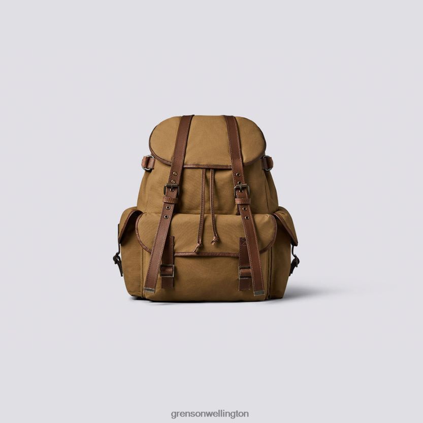 Unisex Khaki LARGE BACKPACK Grenson R46060511 Accessories