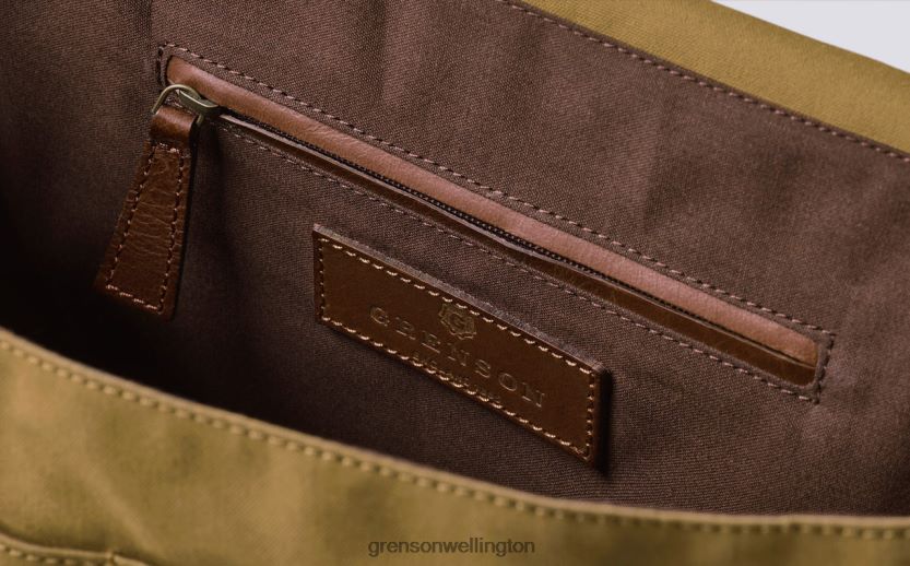 Unisex Khaki MESSENGER BAG Grenson R46060510 Accessories