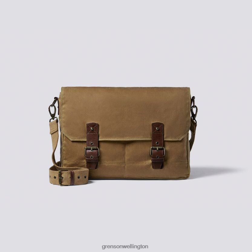 Unisex Khaki MESSENGER BAG Grenson R46060510 Accessories