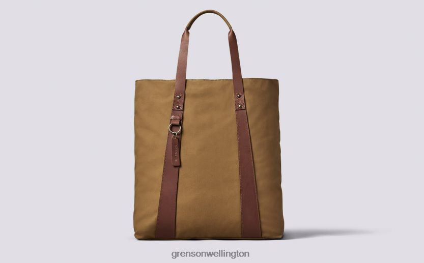Unisex Khaki TOTE BAG Grenson R46060512 Accessories