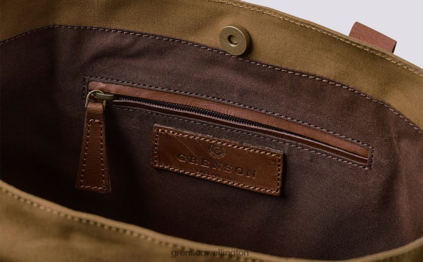 Unisex Khaki TOTE BAG Grenson R46060512 Accessories