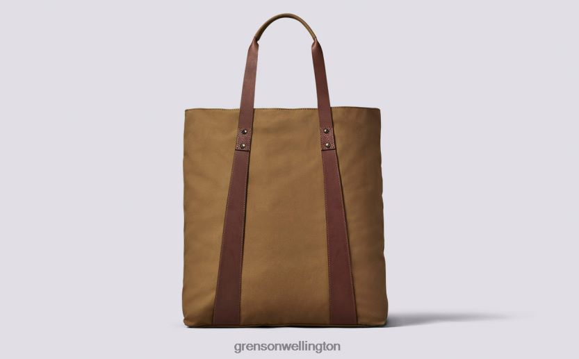 Unisex Khaki TOTE BAG Grenson R46060512 Accessories