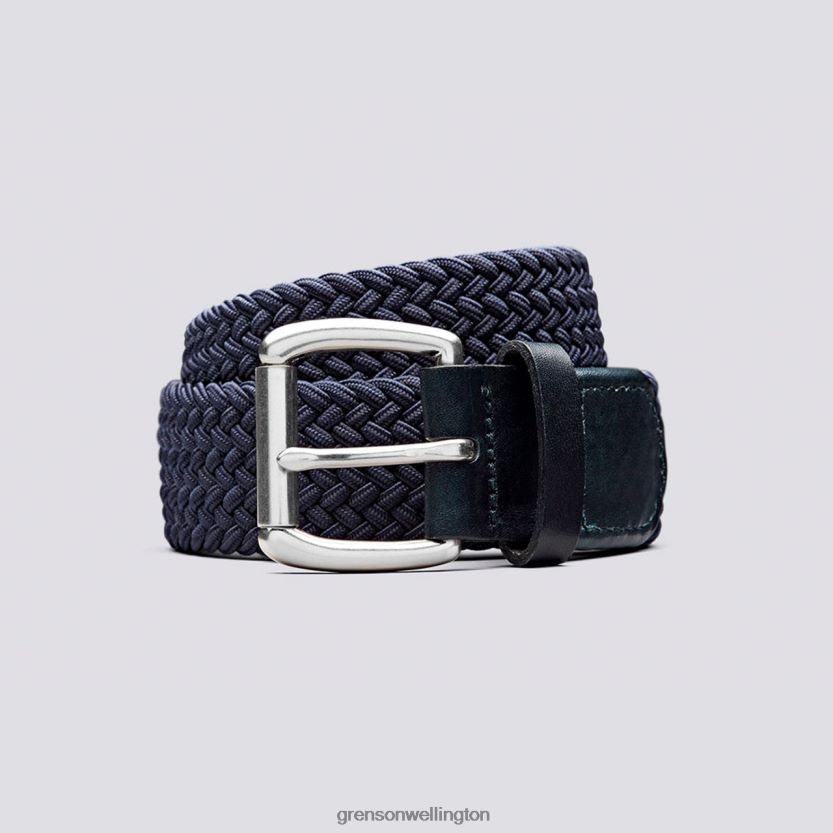 Unisex Navy WOVEN BELT Grenson R46060520 Accessories