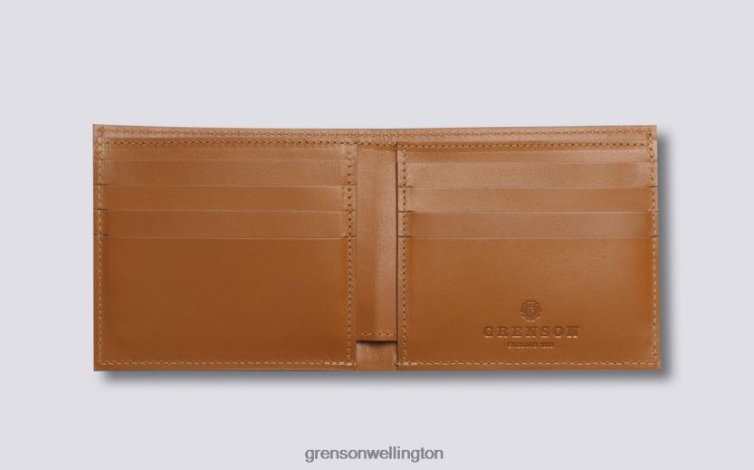 Unisex Tan BI-FOLD WALLET Grenson R46060522 Accessories