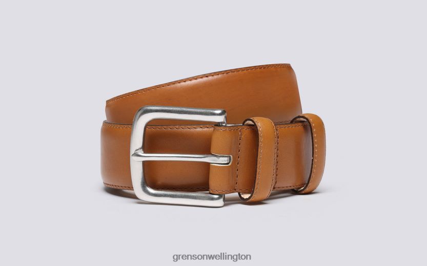 Unisex Tan CASUAL BELT Grenson R46060514 Accessories