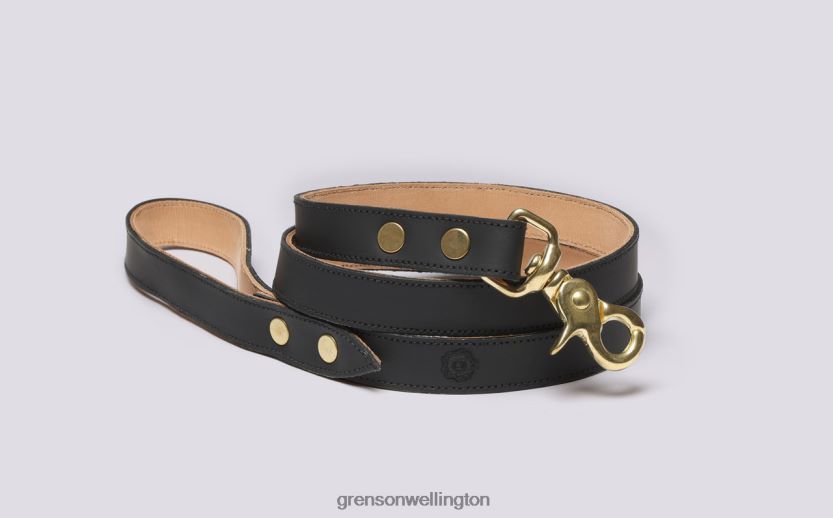 Unisex Black DOG LEAD Grenson R46060544 Dog Accessories