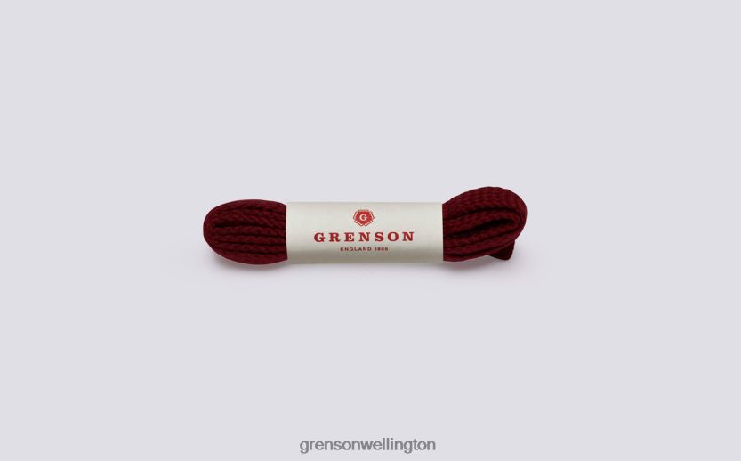 Unisex Claret FLAT SHOE LACES Grenson R46060428 Accessories