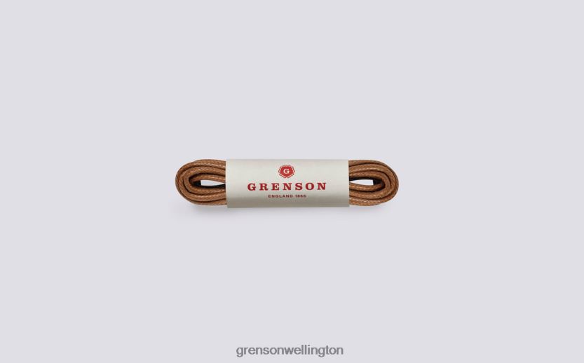 Unisex Tan ROUND SNEAKER LACES Grenson R46060419 Accessories