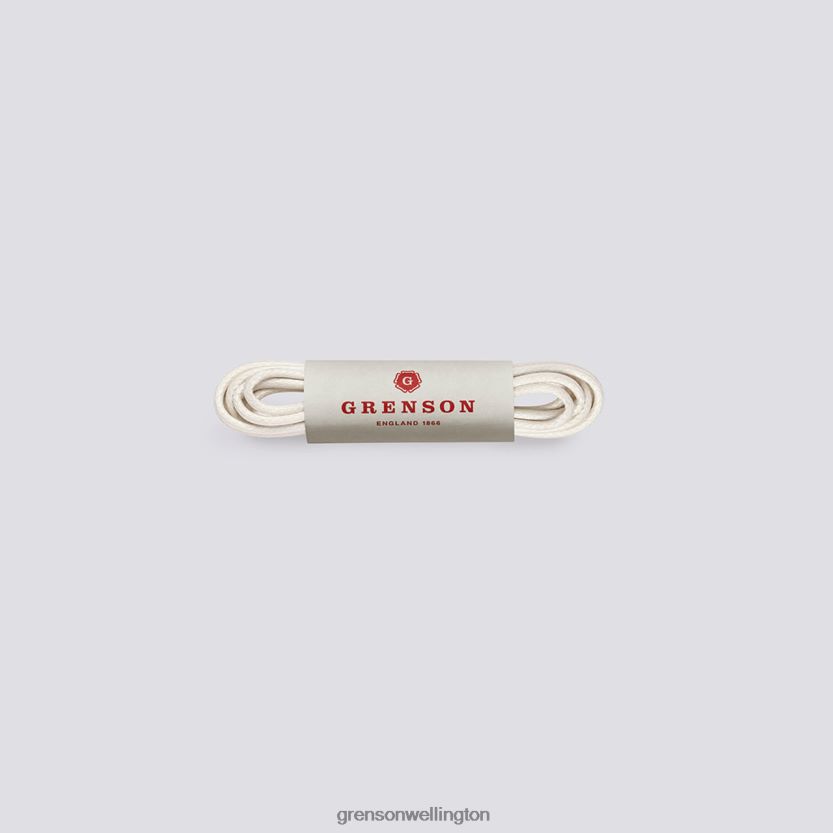 Unisex White ROUND SNEAKER LACES Grenson R46060418 Accessories