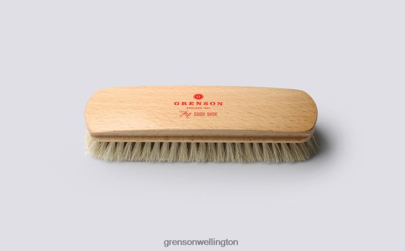 Unisex Brown LARGE SHOE BRUSH Grenson R46060416 Shoe Care