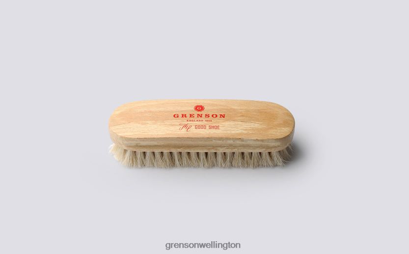 Unisex Brown SMALL SHOE BRUSH Grenson R46060399 Shoe Care
