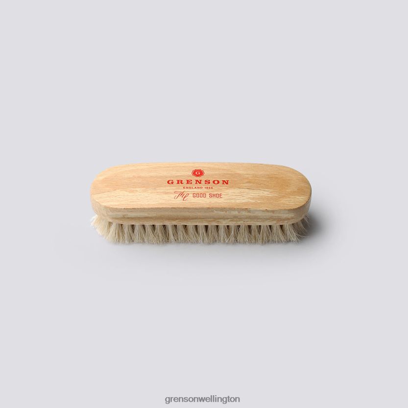 Unisex Brown SMALL SHOE BRUSH Grenson R46060399 Shoe Care