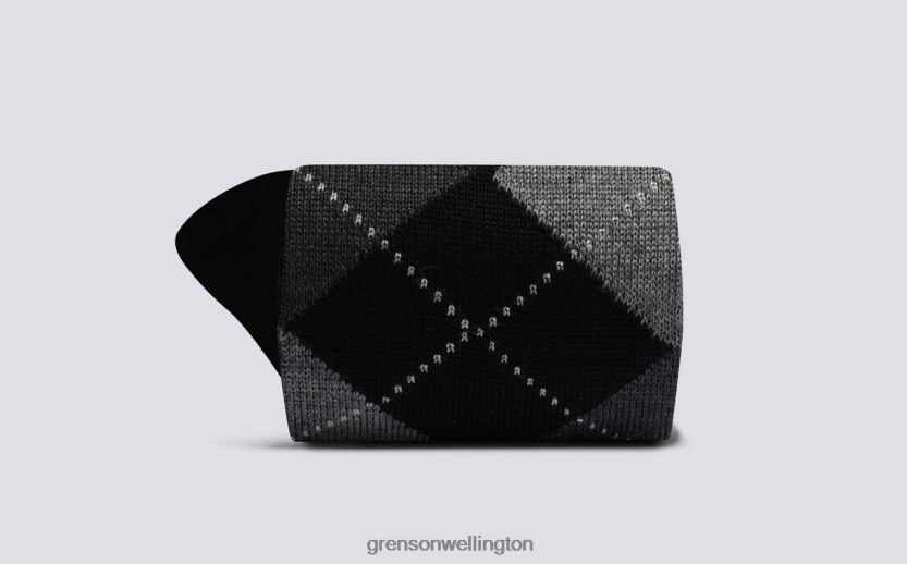 Men Black ARGYLE SOCK Grenson R46060451 Accessories