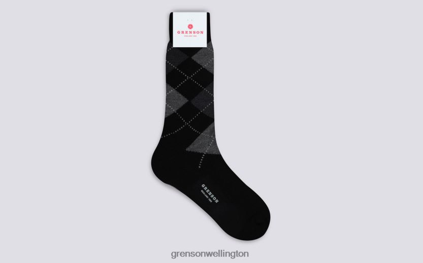 Men Black ARGYLE SOCK Grenson R46060451 Accessories
