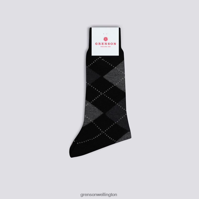 Men Black ARGYLE SOCK Grenson R46060451 Accessories
