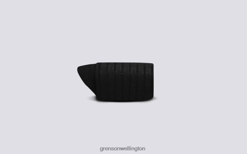 Men Black PLAIN RIB SOCK Grenson R46060460 Accessories