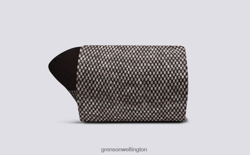 Men Black SCALE SOCK Grenson R46060488 Accessories