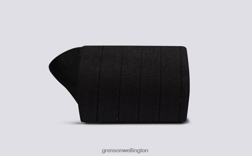 Men Black WIDE RIB SOCK Grenson R46060495 Accessories