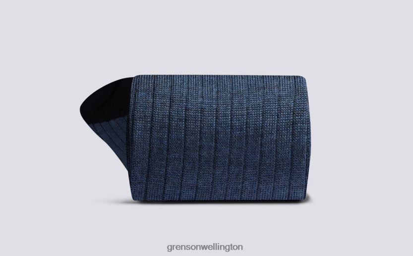 Men Blue HEEL/TOE SOCK Grenson R46060452 Accessories