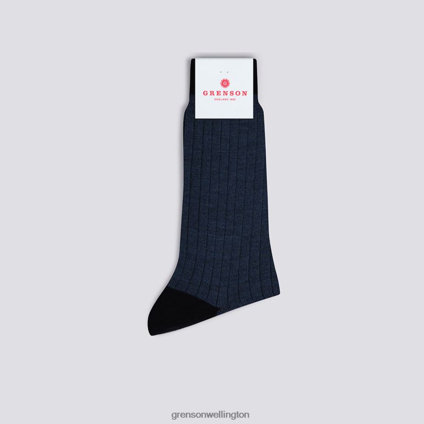 Men Blue HEEL/TOE SOCK Grenson R46060452 Accessories