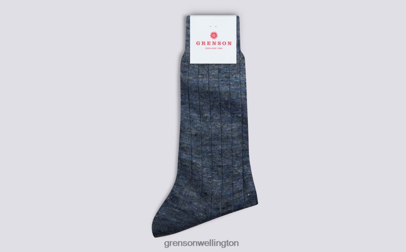 Men Blue MALANGE SOCK Grenson R46060498 Accessories