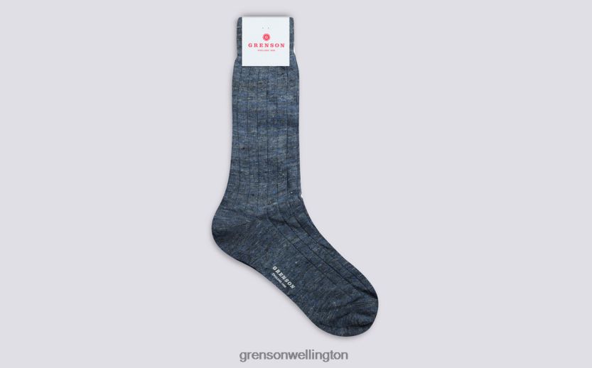 Men Blue MALANGE SOCK Grenson R46060498 Accessories