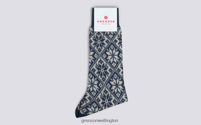 Men Blue NORDIC SOCK Grenson R46060453 Accessories