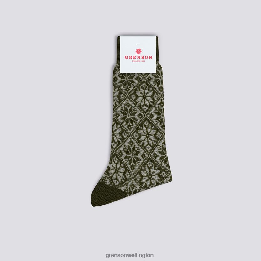 Men Khaki NORDIC SOCK Grenson R46060454 Accessories
