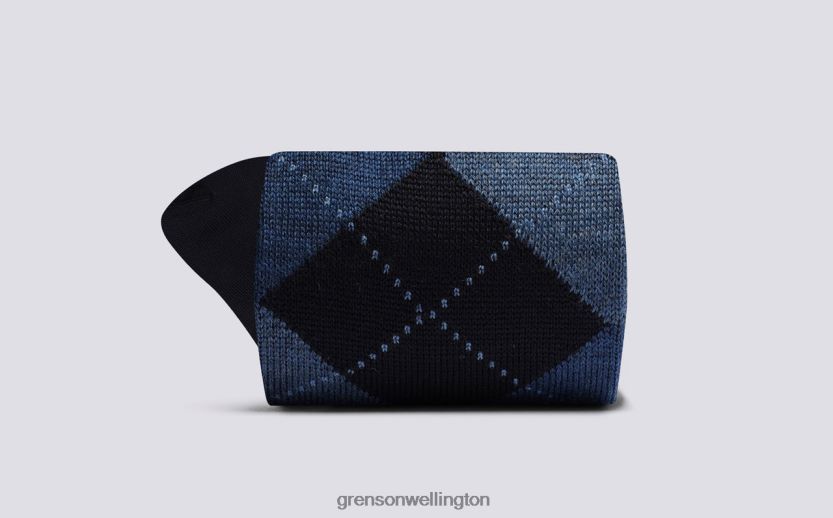 Men Navy ARGYLE SOCK Grenson R46060450 Accessories