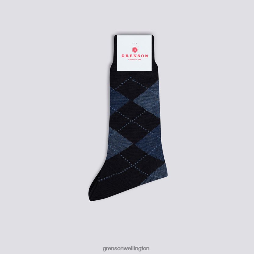 Men Navy ARGYLE SOCK Grenson R46060450 Accessories