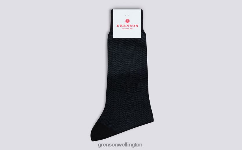 Men Navy HERRINGBONE SOCK Grenson R46060492 Accessories