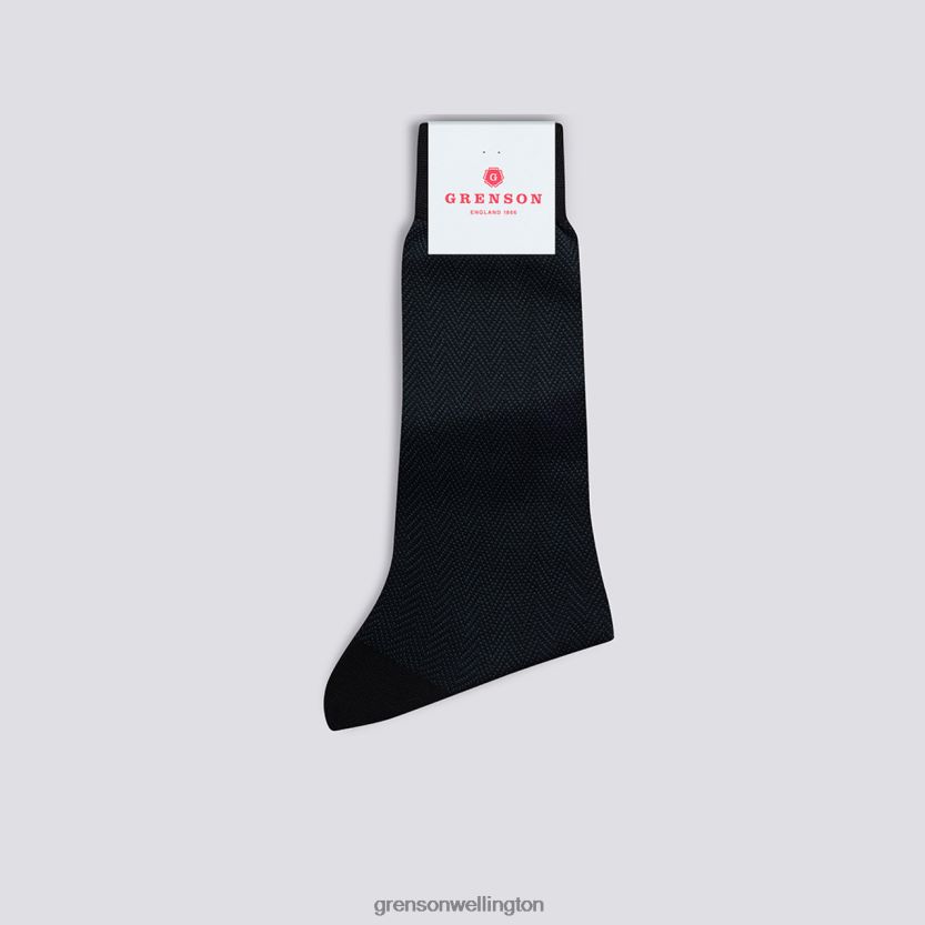 Men Navy HERRINGBONE SOCK Grenson R46060492 Accessories