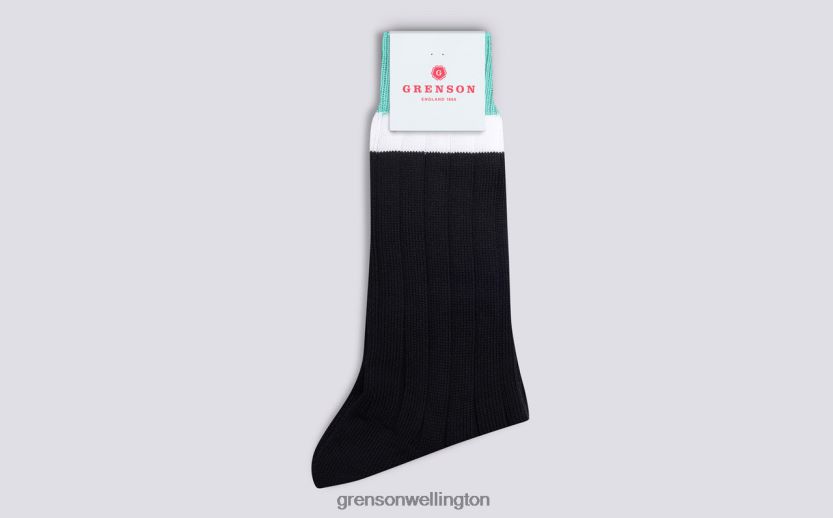 Men Navy TOP STRIPE SOCK Grenson R46060484 Accessories