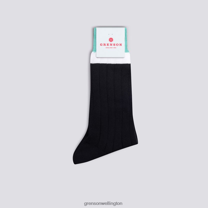 Men Navy TOP STRIPE SOCK Grenson R46060484 Accessories