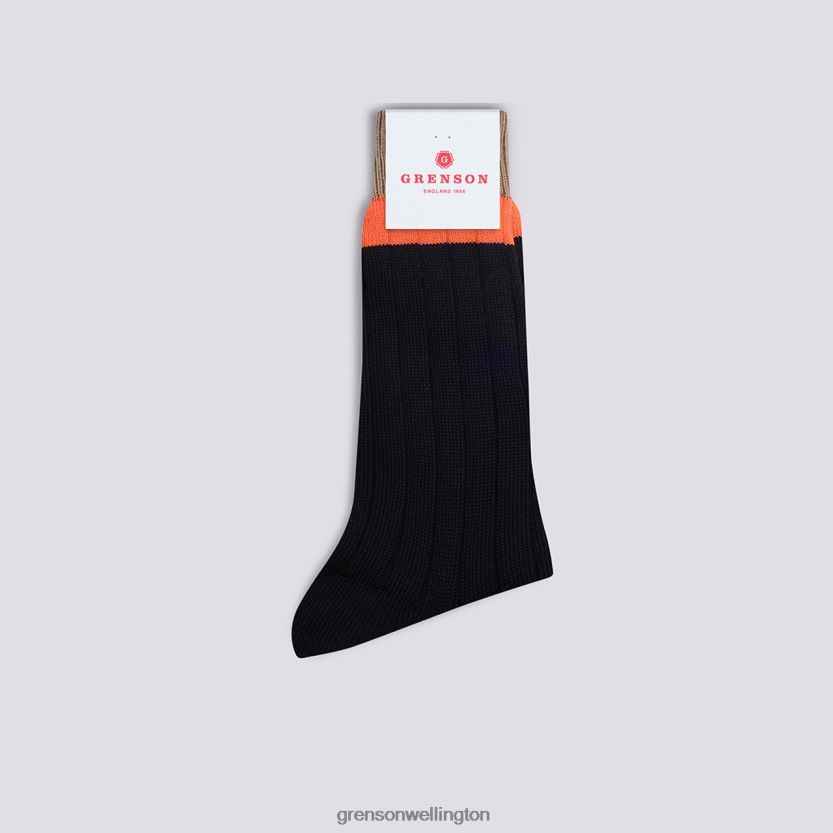 Men Navy TOP STRIPE SOCK Grenson R46060486 Accessories