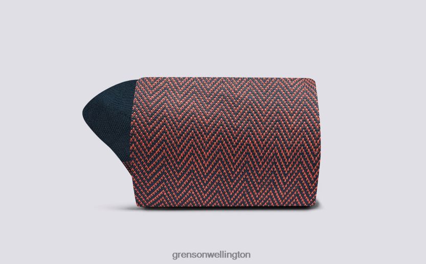 Men Pink HERRINGBONE SOCK Grenson R46060493 Accessories