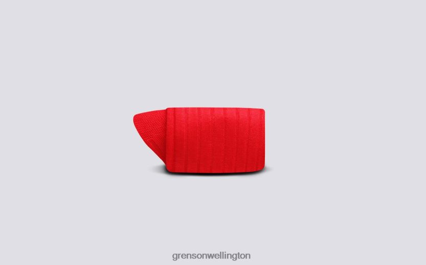 Men Red PLAIN RIB SOCK Grenson R46060459 Accessories