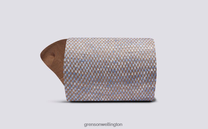 Men Taupe SCALE SOCK Grenson R46060489 Accessories