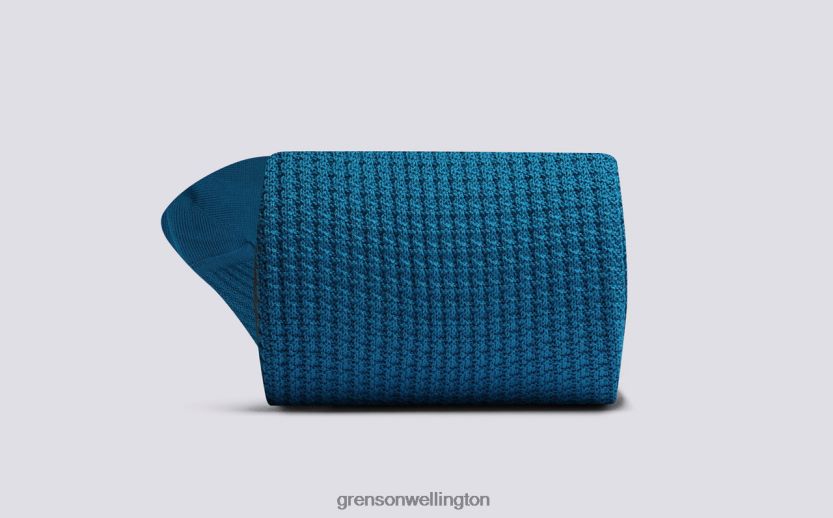 Men Teal WAFFLE SOCK Grenson R46060467 Accessories