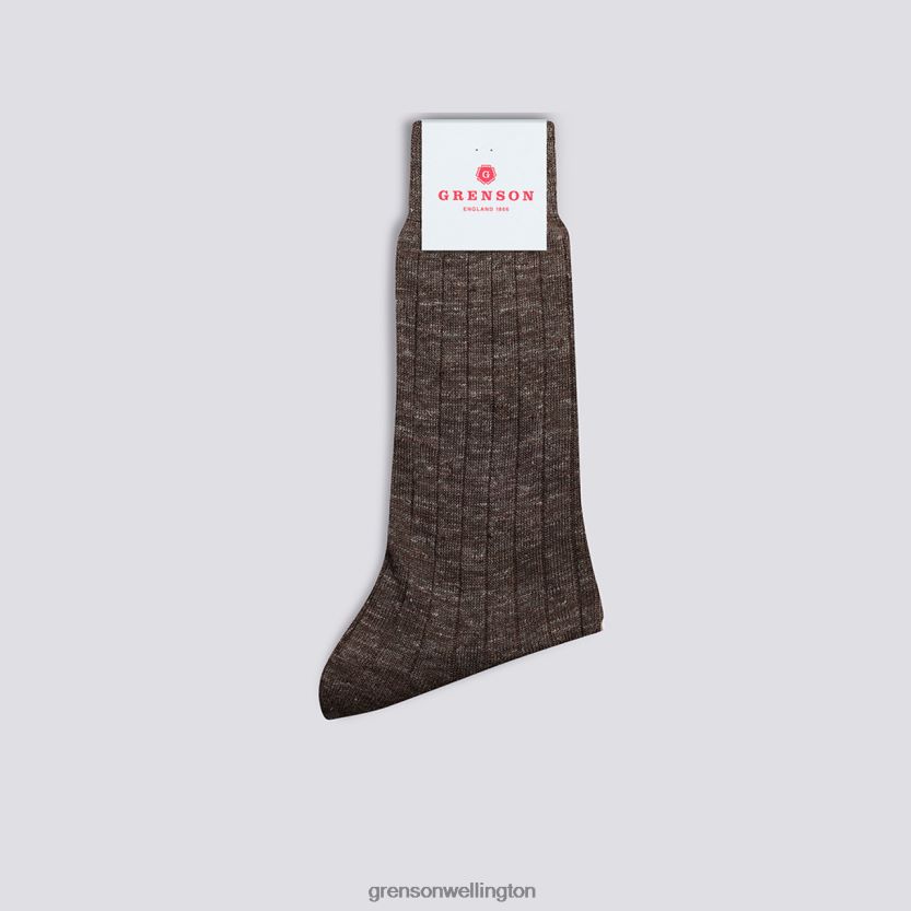 Unisex Brown MALANGE SOCK Grenson R46060496 Accessories