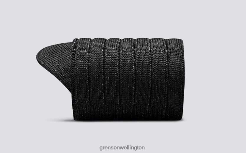 Women Black GLITTER RIB SOCK Grenson R46060472 Accessories
