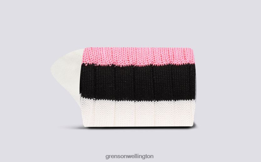 Women Cream TOP STRIPE SOCK Grenson R46060476 Accessories
