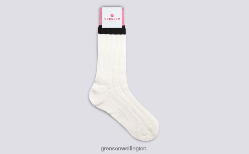 Women Cream TOP STRIPE SOCK Grenson R46060476 Accessories