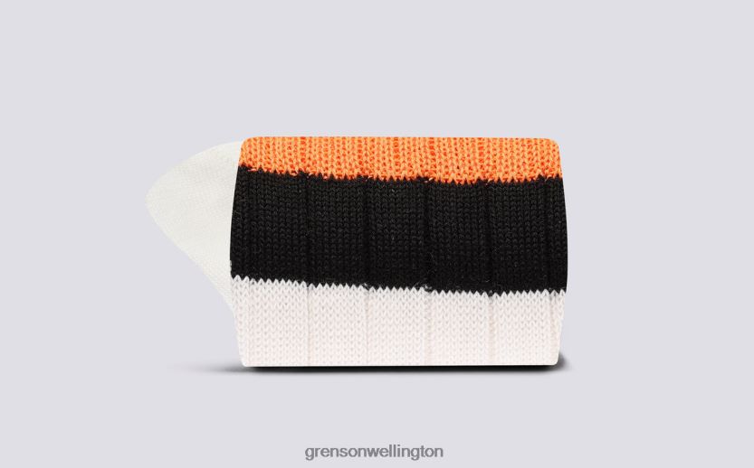 Women Cream TOP STRIPE SOCK Grenson R46060477 Accessories