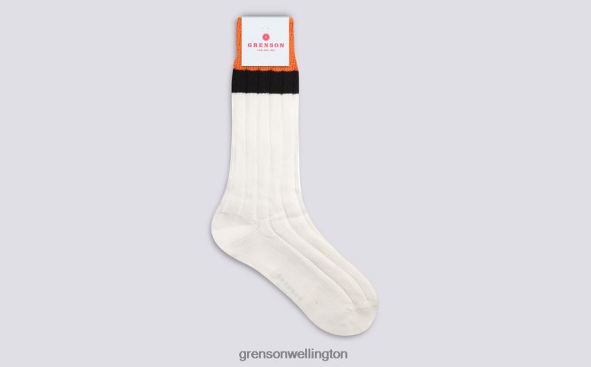 Women Cream TOP STRIPE SOCK Grenson R46060477 Accessories
