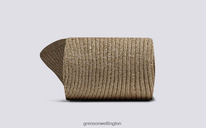 Women Gold GLITTER SOCK Grenson R46060505 Accessories