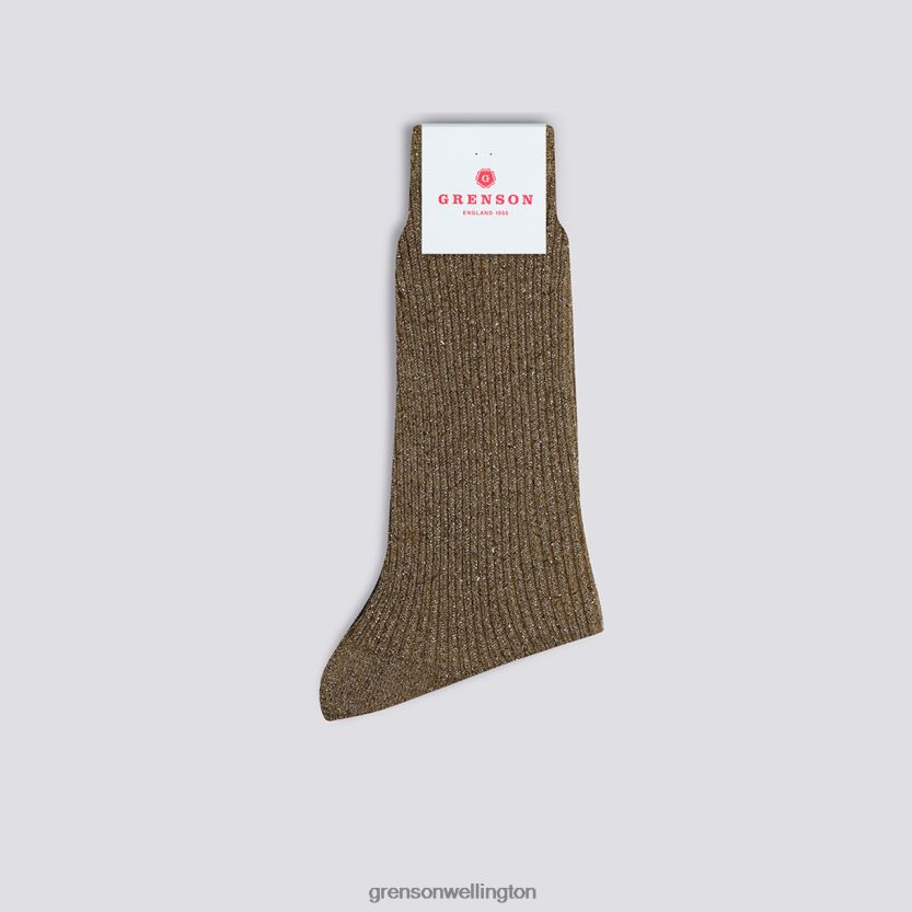 Women Gold GLITTER SOCK Grenson R46060505 Accessories